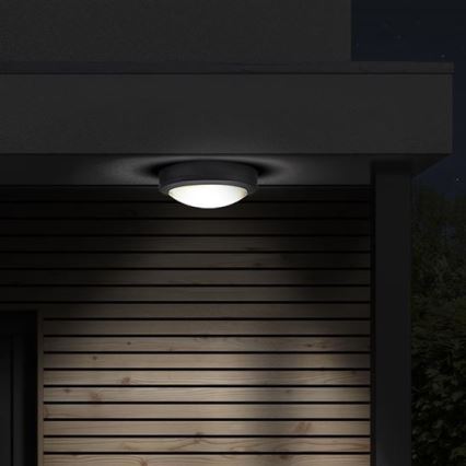 LED spoljašnje plafonsko svetlo sa senzorom SIENA LED/20W/230V 4000K, prečnik 23 cm, IP54