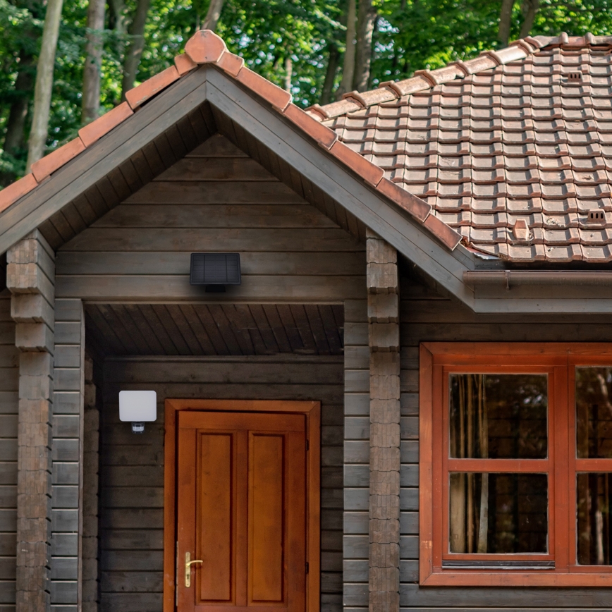 LED solarni reflektor sa senzorom pokreta LED/11W/3,7V 4400mAh 3000K/4000K/6500K IP54