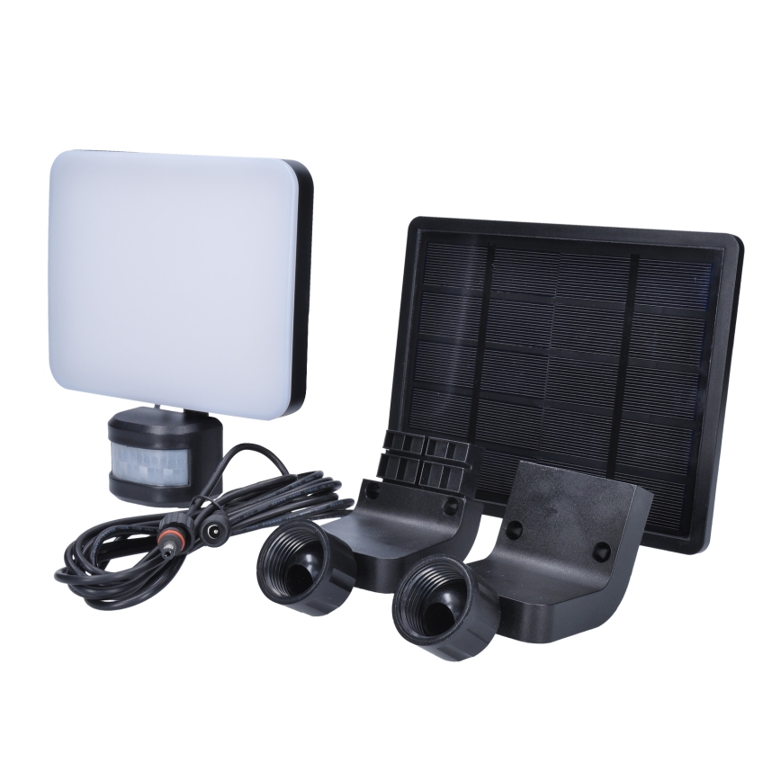 LED solarni reflektor sa senzorom pokreta LED/11W/3,7V 4400mAh 3000K/4000K/6500K IP54