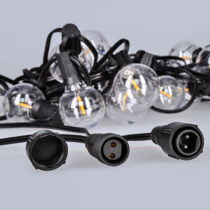 LED spoljni dekorativni niz GIRLANDA 25xE12 20m IP44 topla bela