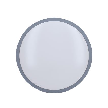 LED prigušiva plafonska lampa GREY LED/48W/230V 3000-6500K siva Ø 38 cm + daljinski upravljač