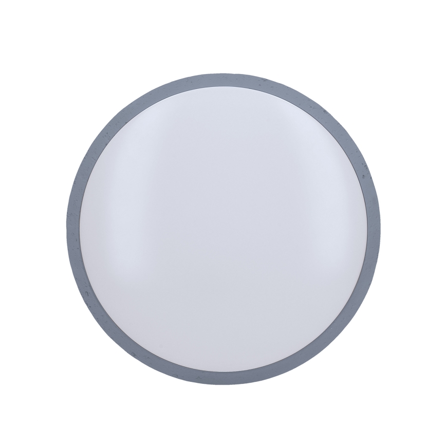 LED prigušiva plafonska lampa GREY LED/48W/230V 3000-6500K siva Ø 38 cm + daljinski upravljač