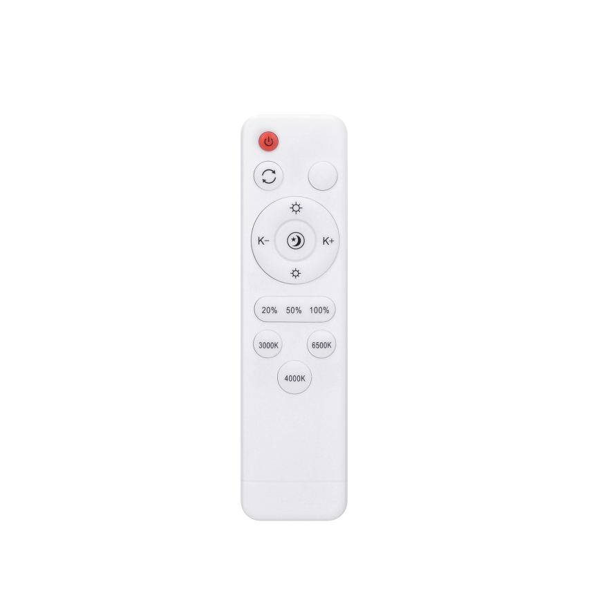 LED prigušiva plafonska lampa GREY LED/48W/230V 3000-6500K siva Ø 38 cm + daljinski upravljač
