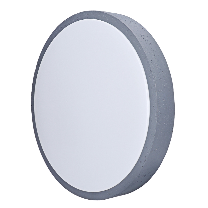 LED prigušiva stropna svetiljka GREY LED/60W/230V 3000-6500K siva, prečnik 49 cm + daljinski upravljač