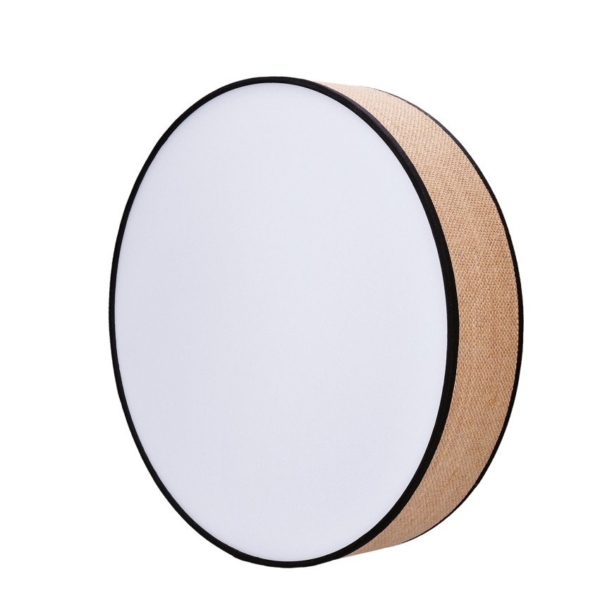 LED prigušiva plafonska svetiljka BROWNIE LED/48W/230V 3000-6500K braon, prečnik 40 cm + daljinski upravljač