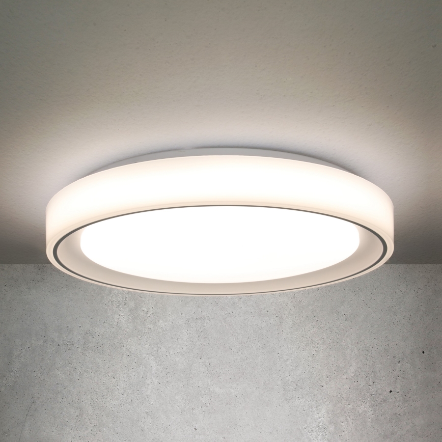 LED RGB prigušiva plafonska svetiljka FLOCO LED/30W/230V 3000-6500K + RGB/6W Ø 40 cm + daljinski upravljač