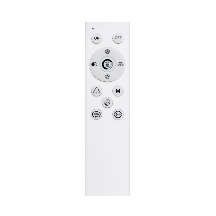 LED RGB prigušiva plafonska svetiljka FLOCO LED/30W/230V 3000-6500K + RGB/6W Ø 40 cm + daljinski upravljač