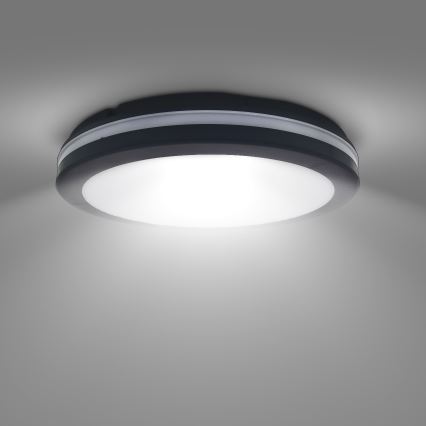 LED prigušiva spoljašnje stropno svetlo LED/36W/40W/44W/230V 3000/4000/6500K IP65 crna