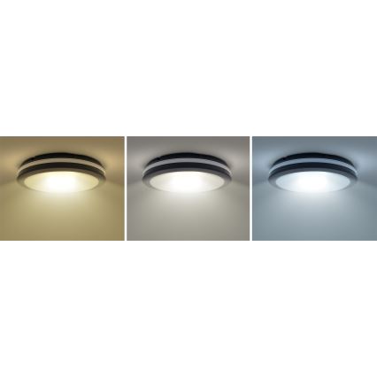LED prigušiva spoljašnje stropno svetlo LED/36W/40W/44W/230V 3000/4000/6500K IP65 crna