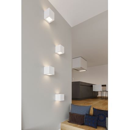 Zidna lampa LEO 1xE27/60W/230V, bela