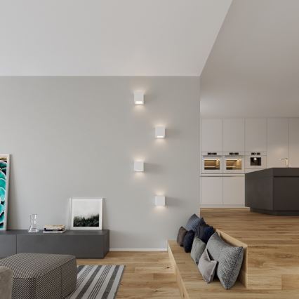 Zidna lampa LEO 1xE27/60W/230V, bela