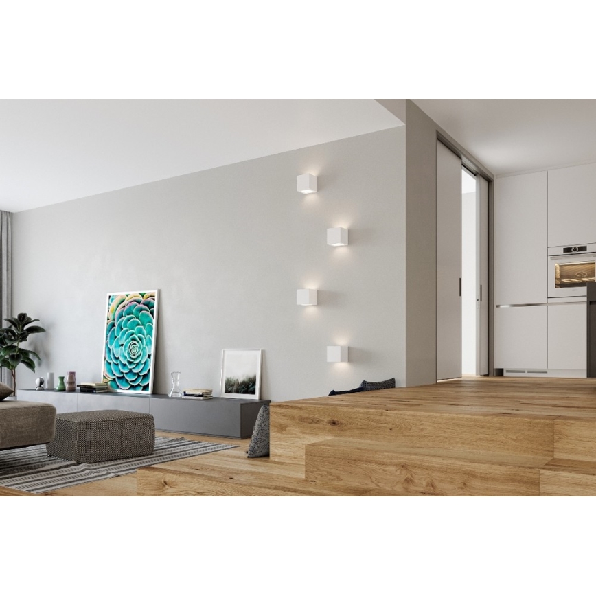 Zidna lampa LEO 1xE27/60W/230V, bela