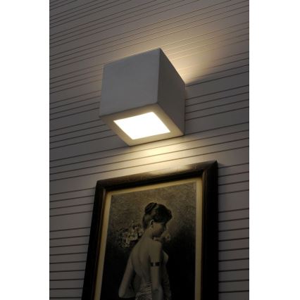 Zidna lampa LEO 1xE27/60W/230V, bela