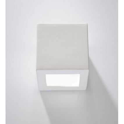 Zidna lampa LEO 1xE27/60W/230V, bela