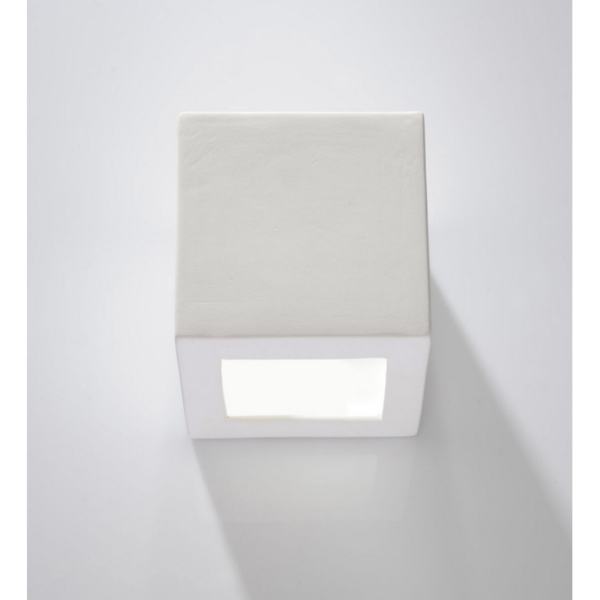 Zidna lampa LEO 1xE27/60W/230V, bela