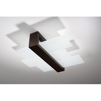 Plafonsko svetlo FENIKS 2 2xE27/60W/230V breza/buk/wenge