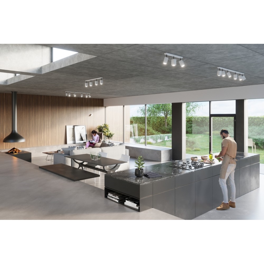 Zidno spot svetlo MERIDA 1xGU10/40W/230V belo