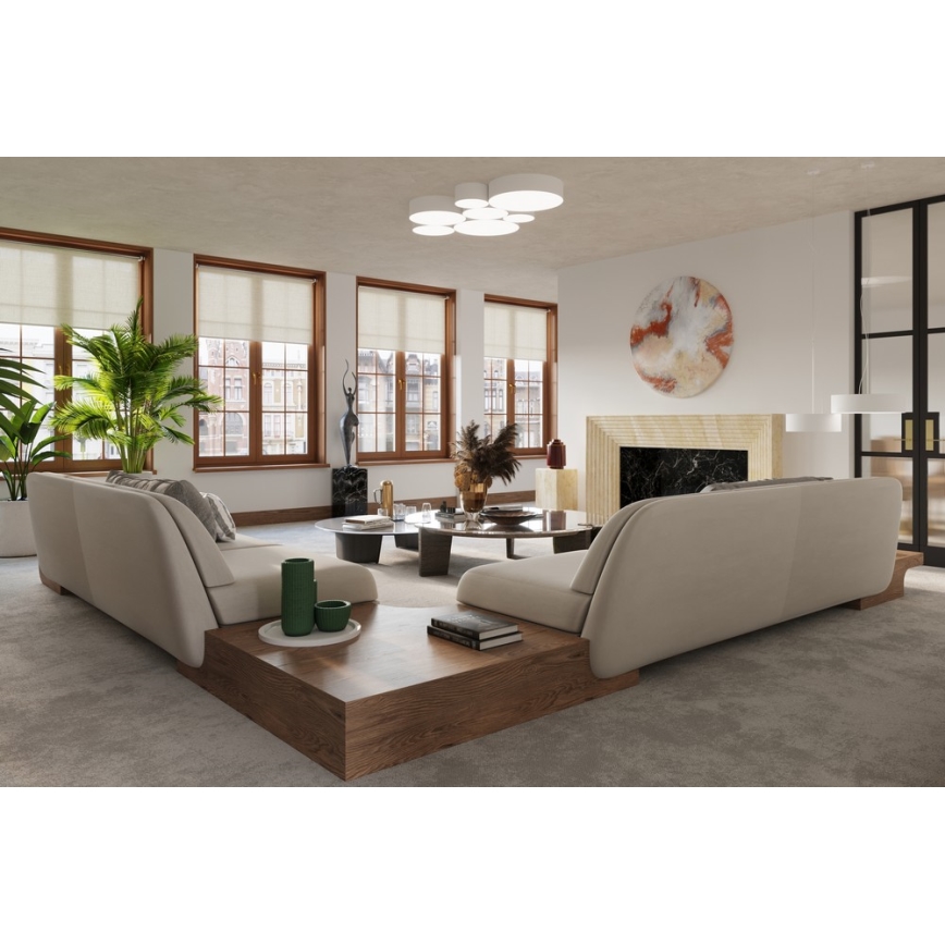 Luster na sajli ARENA 3xE27/15W/230V beo