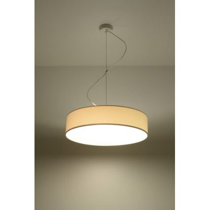 Luster na sajli ARENA 3xE27/15W/230V beo