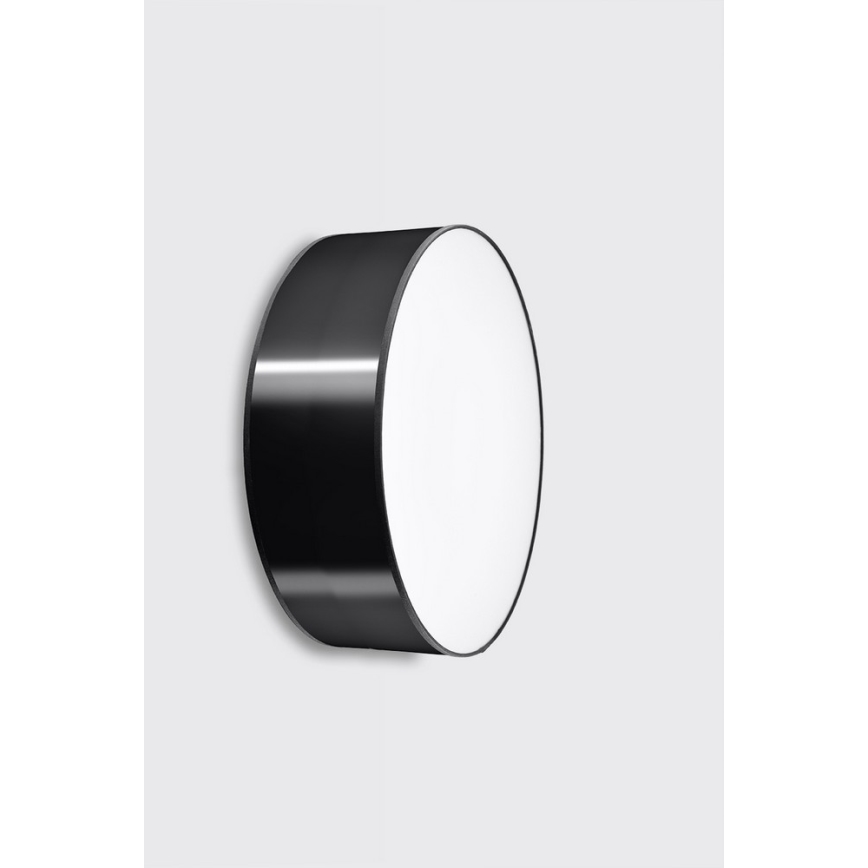 Zidna svetiljka ARENA 1xE27/15W/230V crna