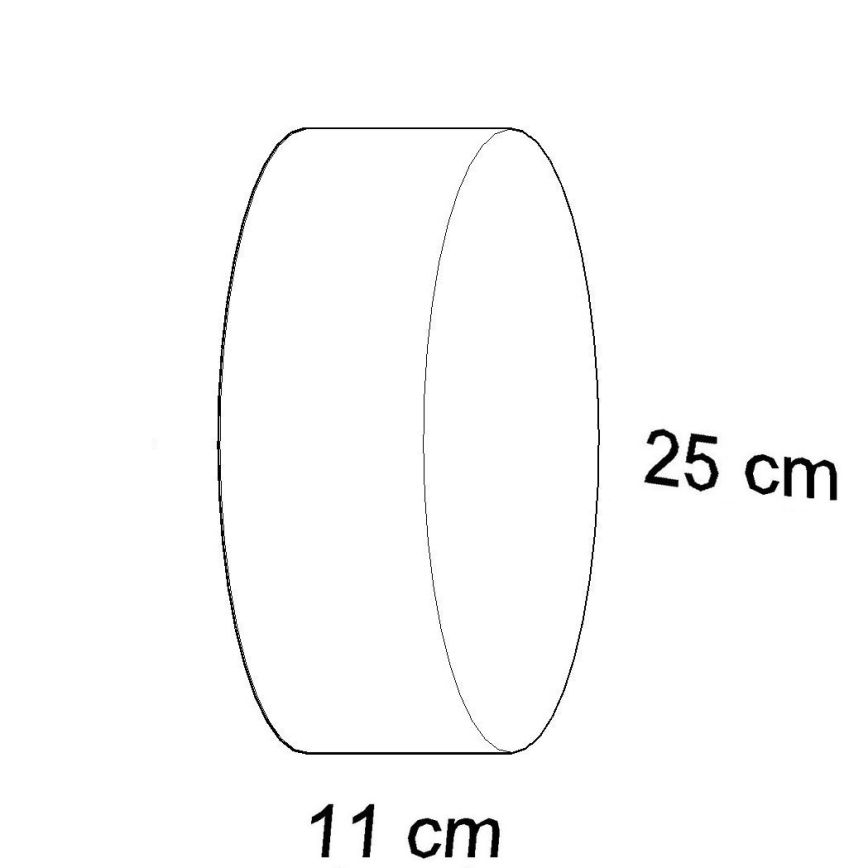 Zidna svetiljka ARENA 1xE27/15W/230V crna