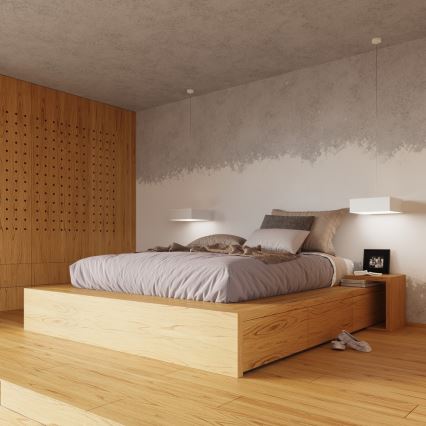 Plafonska svetiljka HORUS 35 2xE27/60W/230V bela