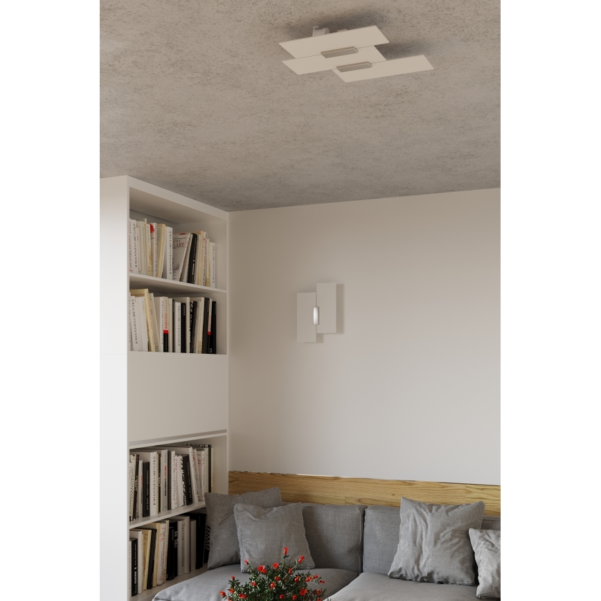 Stropna svetiljka FABIANO 3xE27/60W/230V bela/sjajni hrom