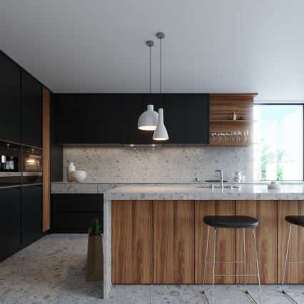 Luster na sajli EMPOLI 1xE27/15W/230V beton