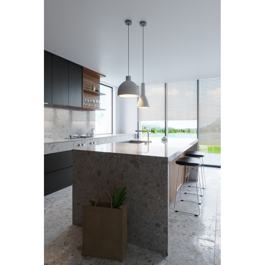 Luster na sajli EMPOLI 1xE27/15W/230V beton