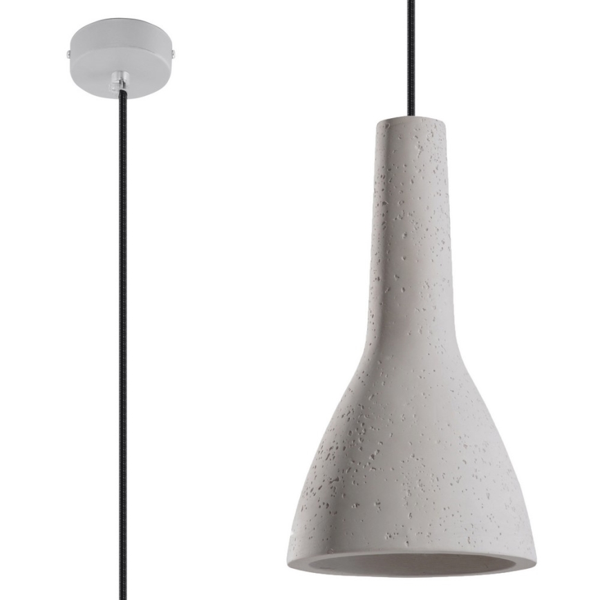 Luster na sajli EMPOLI 1xE27/15W/230V beton