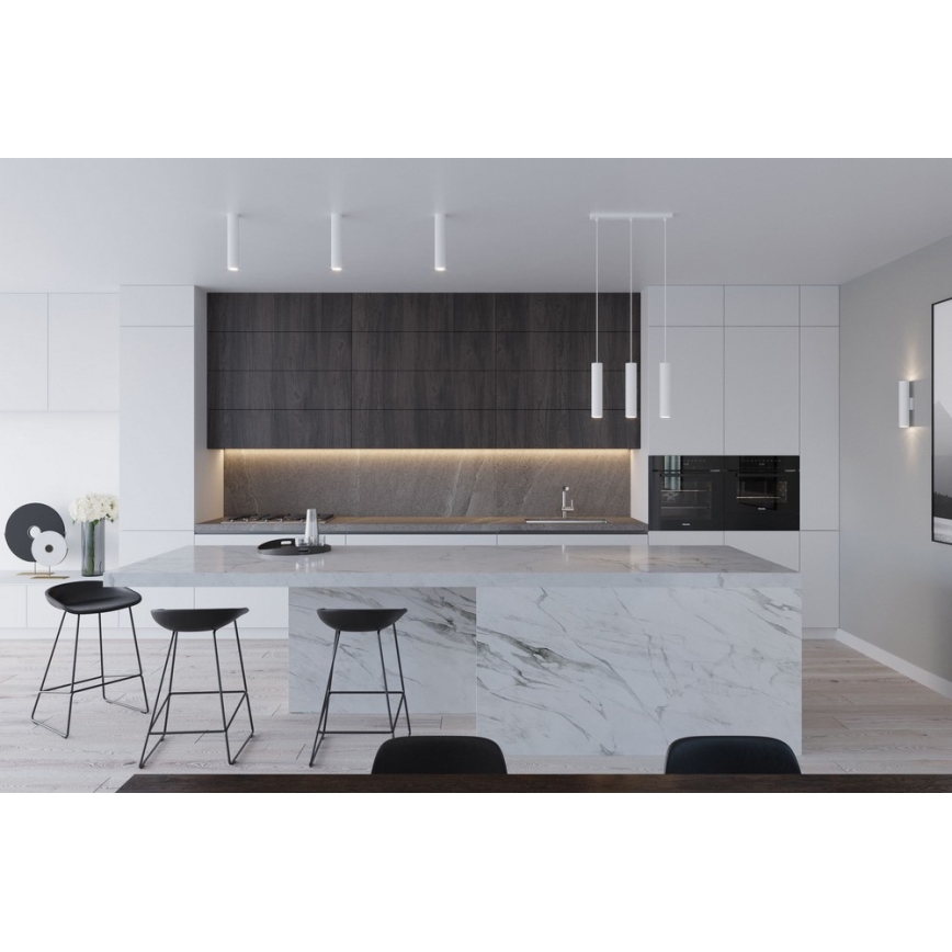 Luster na sajli LAGOS 3 3xGU10/10W/230V bela