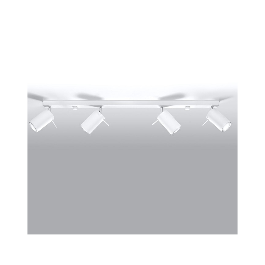 Spot svetiljka RING 4L 4xGU10/10W/230V bela