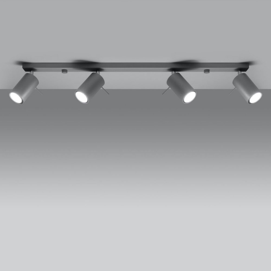 Stropno reflektorsko svetlo RING 4xGU10/10W/230V