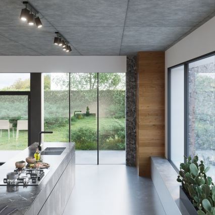 Spot svetiljka MERIDA 6xGU10/40W/230V crna