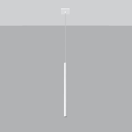 Luster na sajli PASTELO 1xG9/8W/230V bela