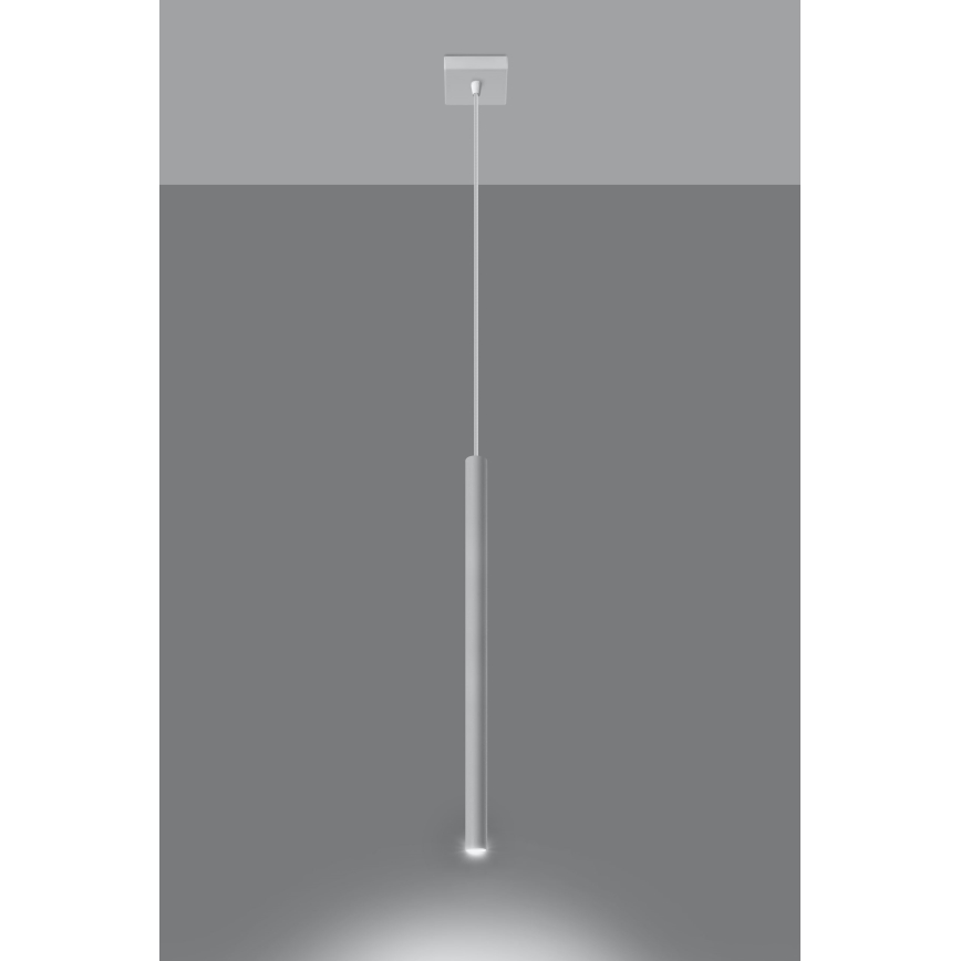 Luster na sajli PASTELO 1xG9/8W/230V bela