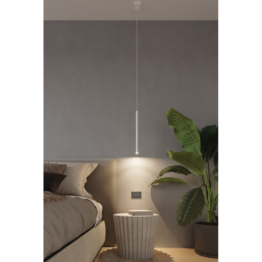 Luster na sajli PASTELO 3xG9/8W/230V bela