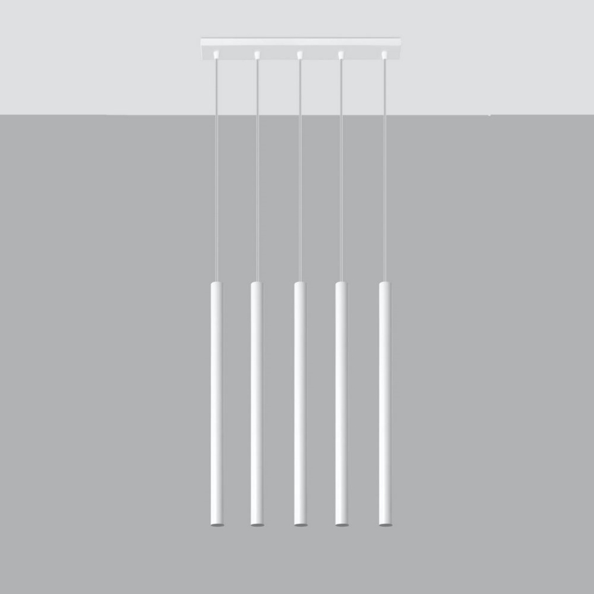 Luster na kablu PASTELO 5xG9/8W/230V beo