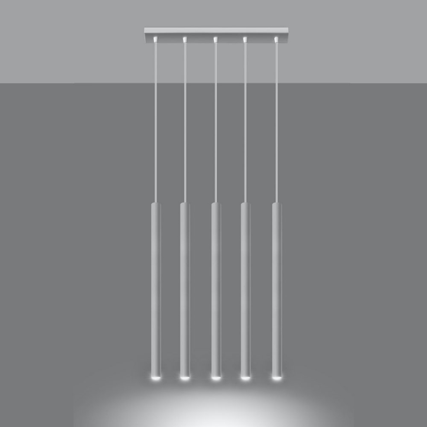 Luster na kablu PASTELO 5xG9/8W/230V beo