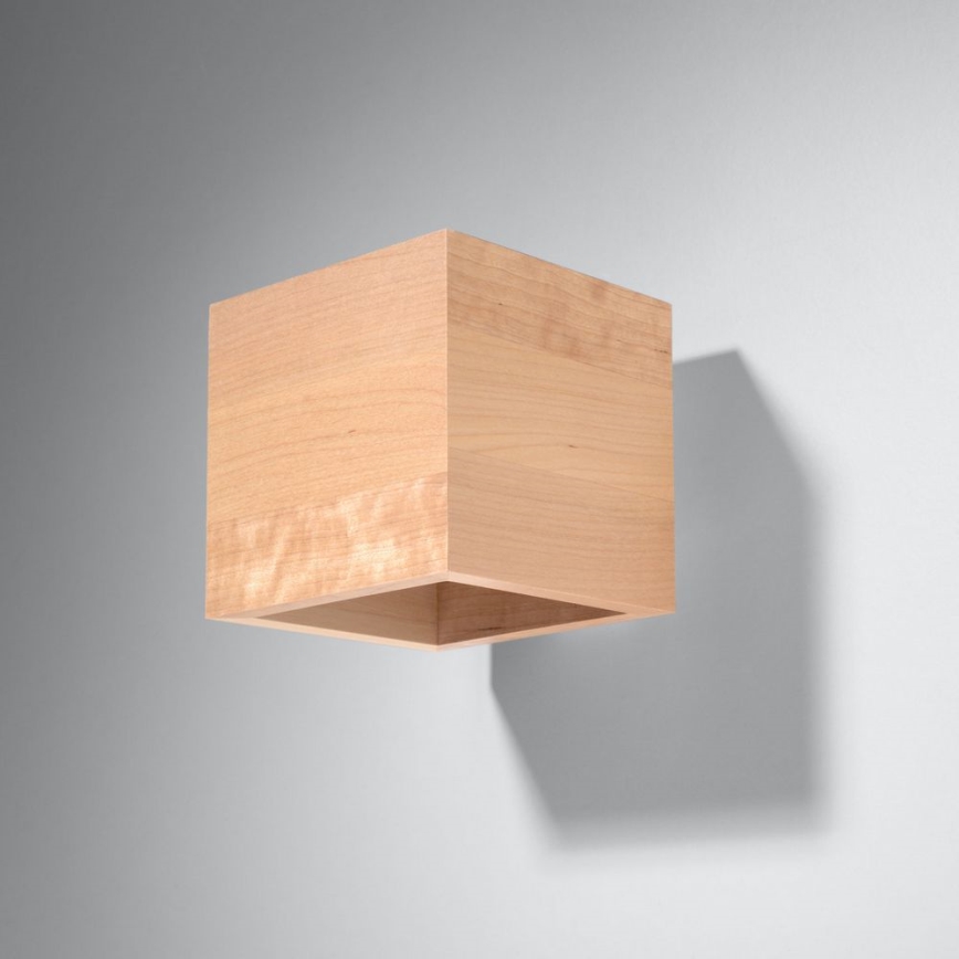 Zidno reflektorsko svetlo QUAD 1xG9/8W/230V breza/bukva