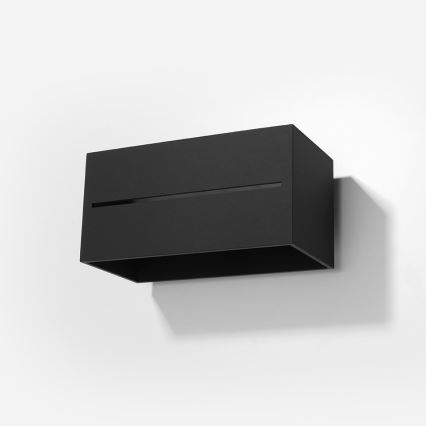 Zidna svetiljka LOBO 2xG9/40W/230V crna