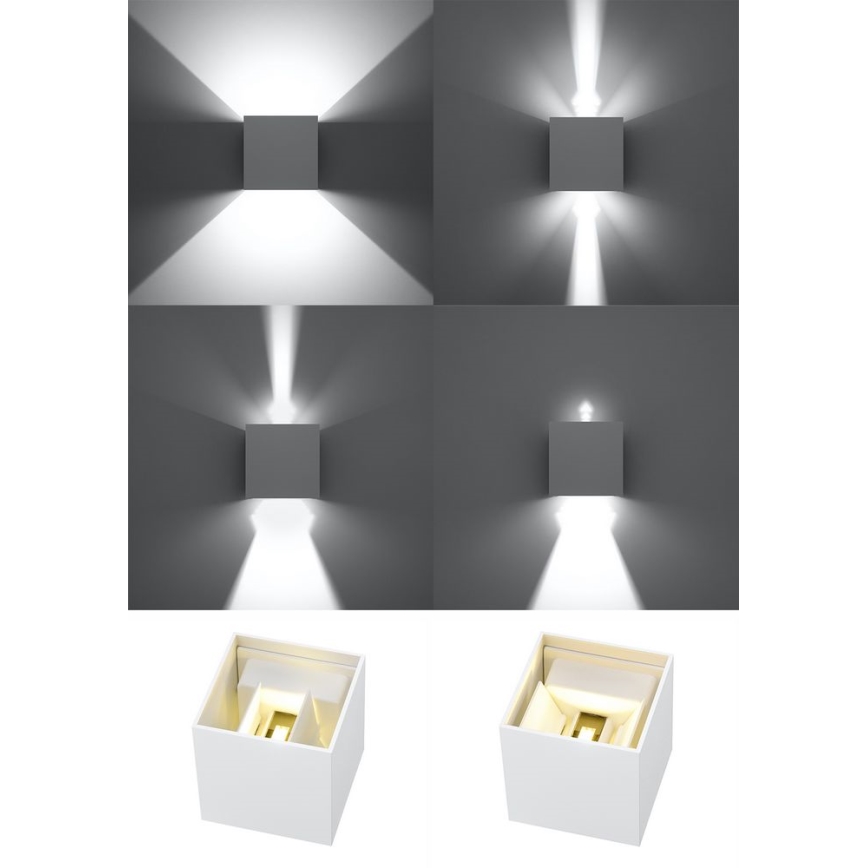 LED spoljašnje zidno svetlo LUCA LED/6W/230V IP54