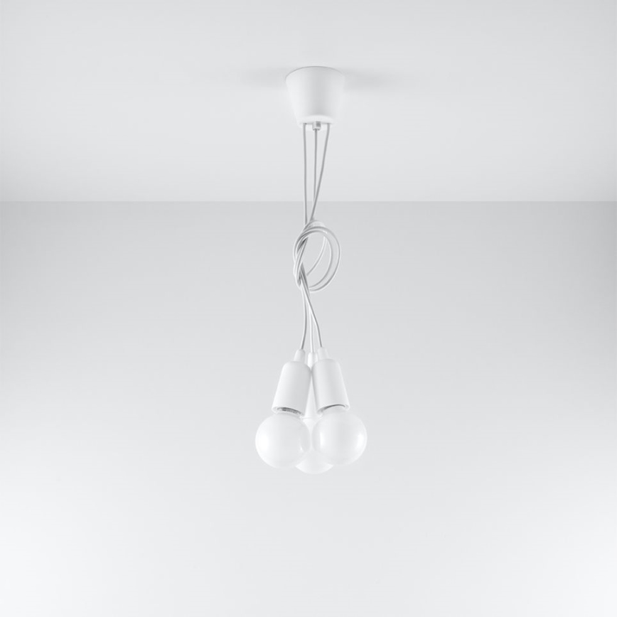 Luster na sajli DIEGO 3xE27/60W/230V