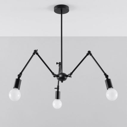 Luster na šipci STARK 3xE27/60W/230V