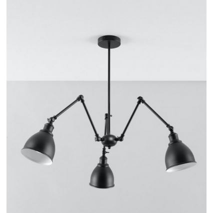Luster na šipci STARK SHADE 3xE27/60W/230V