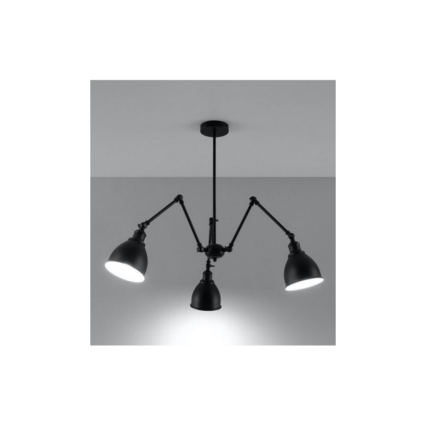 Luster na šipci STARK SHADE 3xE27/60W/230V