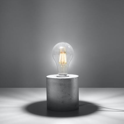 Stona lampa SALGADO 1xE27/60W/230V beton