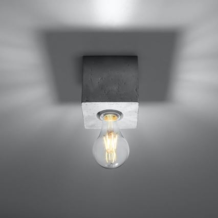 Stropno svetlo ABEL 1xE27/60W/230V beton