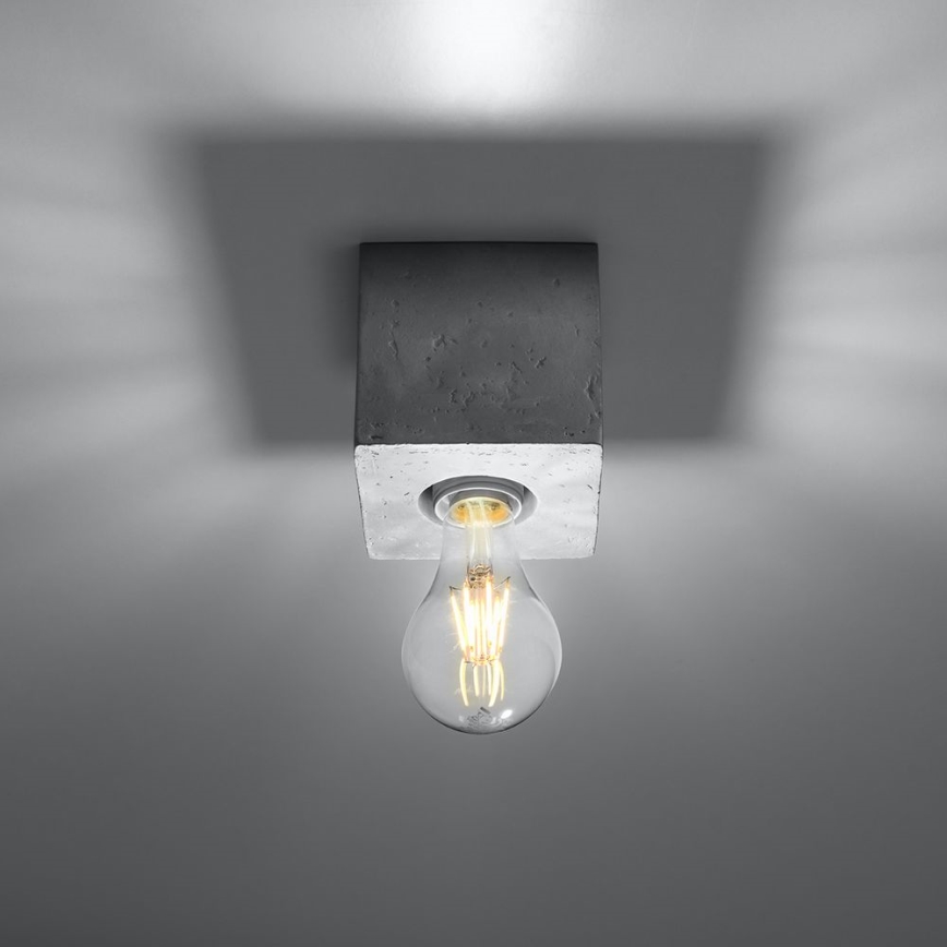 Stropno svetlo ABEL 1xE27/60W/230V beton