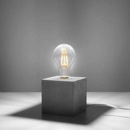 Stona lampa ABEL 1xE27/15W/230V beton